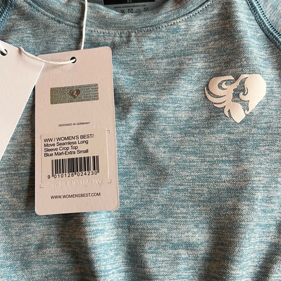 Women’s best move seamless crop top long sleeve - Picture 2 of 2